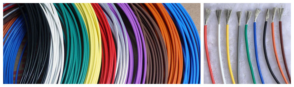 customize Teflon high temperature wire sizes and colour
